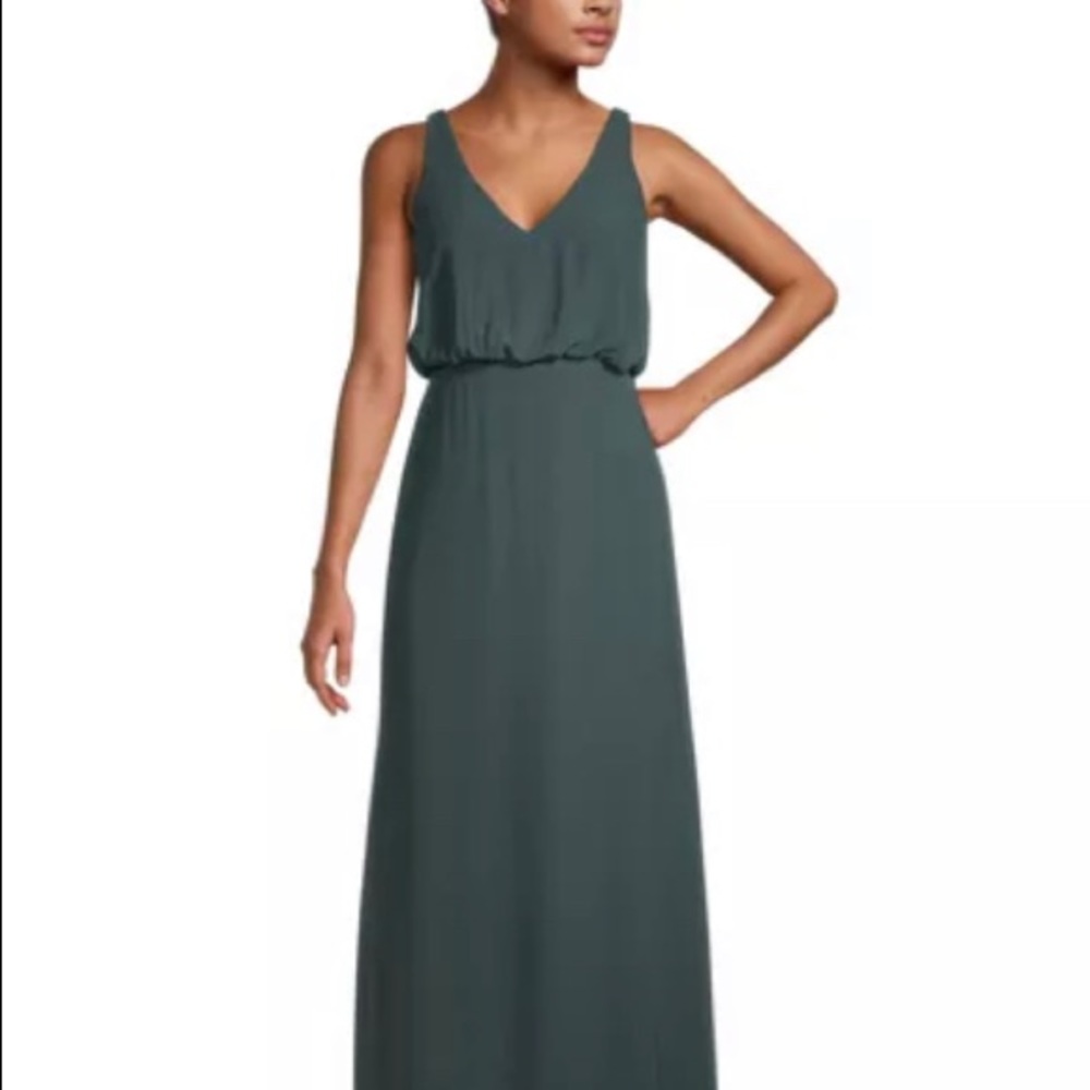 Bill Levkoff Eva dress evergreen